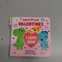 Dinos Love Valentines: A Valentine's Day Holiday Lift-a-Flap Board Book for Babies and Toddler