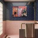 Funny Bathroom Canvas Wall Art Toilet Wall Decor Pictures Funny Bathroom Humour Smell Poster Print Oil Painting Modern Artwork for Living Room Dorm Home Pop Decoration 16x24in