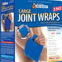 2 x Bed Buddy Joint Wrap - Hot & Cold Therapy for Muscle Pain Relief and Joint Pain Relief - Large Heating Pad for Knee, Wrist, Elbow, Ankle, Arm or Leg, (Pack of 2)