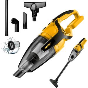 120W Cordless Handheld Vacuum Cleaner Compatible with Dewalt 20v Max Battery (Tool Only) Portable for Hard Floor Carpet Car Pet Hair Cleaning