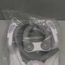 Baby Bath seat for Babies 6 Months & up, 360 Stable Toddler Bath Chair with one-Touch Button, Back Hollow Design, Water Temperature Card & 4 Suction Cups for Safety (Gray)