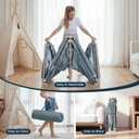 Foldable Baby Playpen 71x79, Portable Play Pens for Babies Toddlers