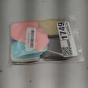 Dunzy 60 Pcs Blank Leatherette Hat Patches with Adhesive Rustic Rounded Rectangle Patch Faux Leather Patches for Hats Costumes Fabric Repair Sew Laser Supplies(Colorful,2x3inch)