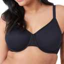 Wacoal Women's Back Appeal Minimizer Unlined Underwire Bra (34DDD, Black)