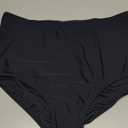 Micosuza Women's Swim Bottom High Waist Retro Basic Full Coverage Bikini Tankini Swimsuit Briefs Size 14