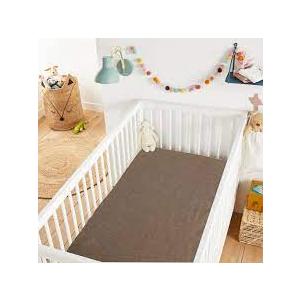 Baby Cot Bedding, Cotton Passion, Size - M, Brown.