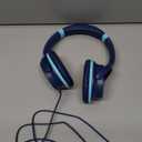 Kids Headphones with Safe 85dB/94dB Volume Limiter for Child/Teens, Foldable HD Stereo Sound Headset for Kindle Kids/fire Tablet/iPad/Laptop, Headphones with Microphone (Blue)