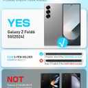 i-Blason Cosmo for Samsung Galaxy Z Fold 6 Case with MagSafe Stand & S Pen Holder [Built-in Tempered Glass Screen Protector] [Hinge Protection] Full Protective Magnetic Case for Z Fold 6 (BlueSwirl)