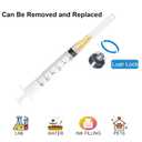 30pcs 3ml/cc 25G 1.5 inch (38mm) Luer Lock for Industrial Scientific Accessories, Refilling Liquid, Individually Wrapped