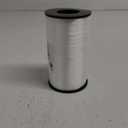 Berwick 1 01 3/16" Wide Splendorette Crimped Curling Ribbon for Gift Wrapping and Hair Bows, 500-Yard Spool, White