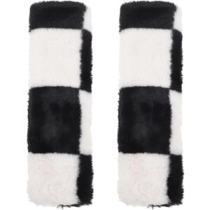 2 x Gatuida 2 Pcs Decorate Comfortable Seats Strap Covers Pads Shoulder Strap Shoulder Strap Cushion Checkered Belt Cover Protector Car Seats Strap Cover Soft Seat