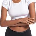 Goat Union Organic Cotton Boyleg Period Underwear for Women & Teens - Moderate Absorbency Period Panty Black, Size S, Pack of 1 (Black, S)