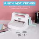 6in Die Cutting Machine, Manual Embossing Machine for Scrapbooking Starter (Blue)