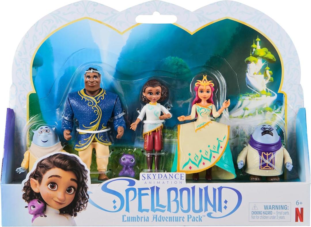 2 x Spellbound, Lumbria Adventure Pack with 6 Collectible Action Figures, from The Netflix Movie, Kids Toys for Girls & Boys Ages 6 and up