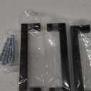 Ravinte 3 Pack Solid 3" Center to CenterSlim SquareBarDrawer HandlesKitchen Cabinet Handles Black Drawer PullsKitchen Cabinet HardwareKitchen Handles Matte Black Cabinet Pulls