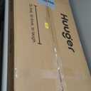 Huuger 47 Inches L Shaped Desk, Computer Desk with Reversible Storage Shelves, for Gaming Corner Home Office Writing Study, Metal Frame, Rustic Brown