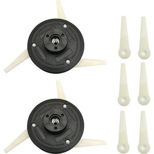2PACK 4002 710 2189 Trimmer Head (M10*1.0 Left) for Stihl FS44 FS55 FS56 FS70 FS80 FS83 FS85 FS90 100RX FS110 FS120 FS130 FS200 FS250 Trimmers Replace for Stihl Polycut 20-3 Trimmer Head