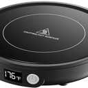 SWEETFULL Mug Warmer - Upgraded 36W Coffee Cup Warmer for Desk with 130-176 Digital Display, 2-12H Timer Auto Shut Off, Smart Electric Coffee Heating Plate, Ideal Gifts for Women Men - Black