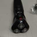 Cordless Electric Razor for Men: 3-in-1 Shaver for Beard/Nose/Sideburns - Turbo Speed & Precision Blades - IPX7 Waterproof Travel Kit Satin Black