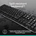 Logitech MK270 Wireless Keyboard and Mouse Combo for Windows, 2.4 GHz Wireless, Compact Mouse, 8 Multimedia and Shortcut Keys, 2-Year Battery Life, for PC, Laptop - Black