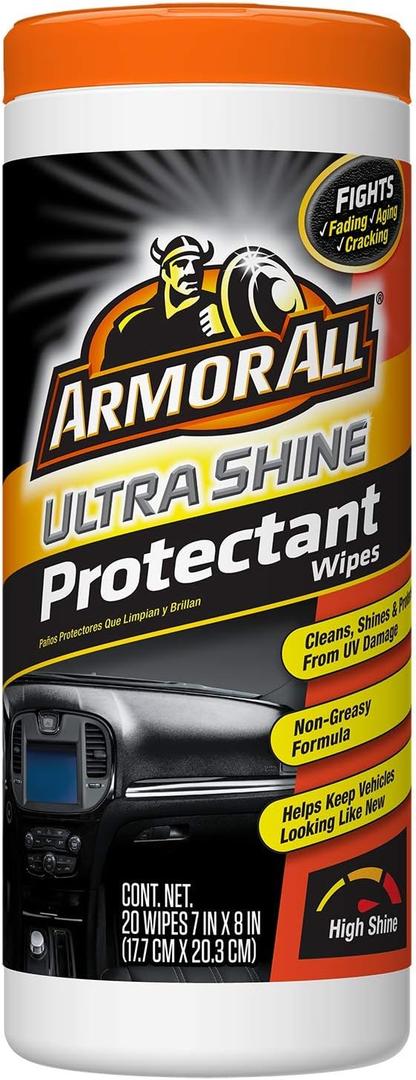 Armor All 10945 Ultra Shine Wipe - 20 Sheets