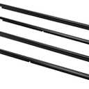 4Pcs Car Outside Window Weatherstrip Seal Belt Moulding Trim fits for Mitsubishi Outlander 2006-2012, Black, Waterproof, Dust & Wind Protection, Easy Snap-On Install