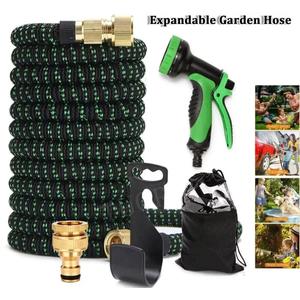 Pocket Hose 25 FT Copper Bullet Expandable Garden Hose w/10 Pattern Thumb Spray Nozzle AS SEEN ON TV 650psi 3/4 in Patented Lead-Free Ultra-Lightweight Solid Copper Anodized Aluminum