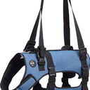 Coodeo Dog Lift Harness, Pet Support & Rehabilitation Sling Lift Adjustable Padded Breathable Straps for Old, Disabled, Joint Injuries, Arthritis, Loss of Stability Dogs Walk (Blue, L)