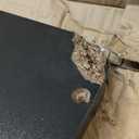 SpaceAid Washer Dryer Countertop, Laundry Wood Shelf Topper with Edge, 54" Width x 27.5" Depth Cover Guard Organizer for Washer and Dryer Laundry Hamper Counter Storage Organization (Black) (Large)