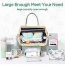 Lenski Diaper Bag Backpack, Baby Shower Gifts for New Mom, Baby Registry Search, Newborn Diaper Bag with Changing Station and USB Charging Port, Toddler Travel Essential, Large Capacity Nappy Bag