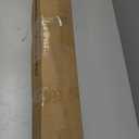 Warm Gold Double Corner Window Curtain Rods with Aluminum End Cap Finials and Brackets,1 Inch Diameter Dual Bay Window Curtain Rods, Adjustable 2 Sided 32-58" and 32-86 Center Double Rod