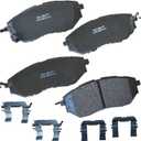 Bendix Premium SBC1078 Ceramic Front Brake Pads for Subaru B9 Tribeca 2007-2006, Forester 2018-2014, Legacy 2019-2005, Outback 2019-2010, Tribeca 2014-2008, WRX 2021-2015