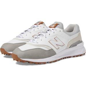 New Balance Men's Golf Shoe (11.5 X-Wide, White/Grey)