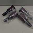 Fly Fans for Tables,Portable Fly Fan for Outdoor Indoor Table,Batteries Powered Food Fans with Holographic Blades,Keep Flies Away for Picnic, Restaurant,Party, Kitchen,Camping, BBQ,4 Pack (Purple)