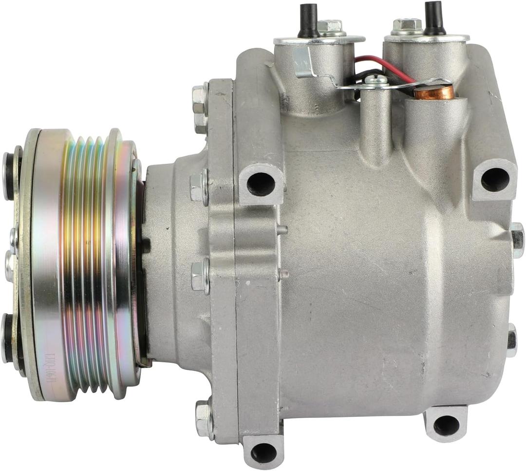 Cciyu Air Conditioning Compressor for Honda Civic/Civic del Sol 1.5L 1.6L 1992-1993 Replaces AC Compressor for Car 4 Grooves