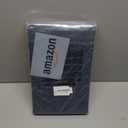 COSY HOMEER Edging Stair Treads Non-Slip Carpet Mat 28inX9in Indoor Stair Runners for Wooden Steps, Edging Stair Rugs for Kids and Dogs, 100% Polyester TPE Backing (4pc, Navy)