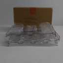 Lifewit Stackable Water Bottle Organizer for Cabinet, Water Bottle Holder, Kitchen Pantry Organization and Storage, Plastic Fridge Wine Racks, Tumbler Travel Mug Cup Holder, 3Pack, Hold 12 Bottles