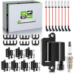 UF271 Square Ignition Coil Pack 41962 Spark Plug 9748rr Wire Fit for Chevrolet Silverado Avalanche Tahoe for GMC Sierra Yukon 1500 2500 3500 for Hummer H2 4.8L 5.3L 6.0L 8.1L 8 pcs