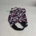 Aqua Eve One Piece Bathing Suit for Women Tummy Control Swimsuit Slimming Vintage Swimwear (Medium, Purple Floral)