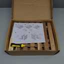 G.a HOMEFAVOR Fruit Basket: 2-Tier Acacia Wood Fruit Bowl for Kitchen, Fruit Stand Storage Holder for Vegetables and Snack Home Kitchen Countertop Organizer (Self-assembly)