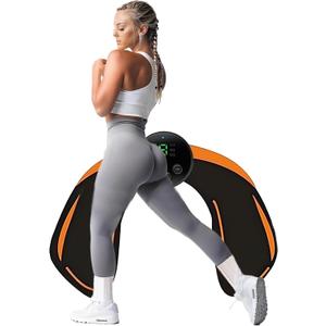 Buttocks training belt, buttocks shaper and trainer, reduce buttocks belly fat, buttocks leg training belt for home and gym Orange