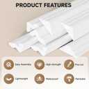 TONGMO 6-Frame Premade Accent Wall Molding Kit, Ready-to-Assemble Wainscoting Panels, Pre-Cut Chair Rail Moulding Trim for Home Décor (6-Frame Style 1)