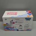 iPlay, iLearn Bouncy Pals Hopping Unicorn Horse, Toddler Girl Inflatable Bouncing Animal Hopper Toy, Outdoor Indoor Plush Ride on Bouncer, Baby Birthday Gift 18 Month 2 3 4 Year Old Kid - Unicorn