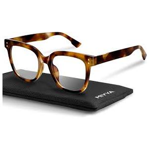 miyya Blue Light Glasses for Women & Men – Oversized UV & Blue Light Blocker Chunky Frames, Stylish Eyewear Accessories