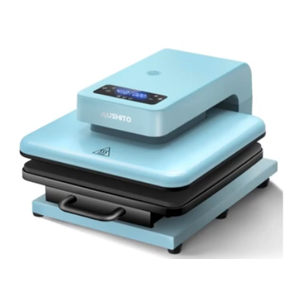 AUSHITO Upgraded Auto Heat Press - Heat Press Machine for T Shirts with Adjustable Pressure & Higher Heating Height, Heats Up Fast & Evenly Heat Press 15x15 for HTV, Sublimation, Heat Transfer Project