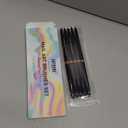 Artdone Metallic Nail Art Pens, Liner Brushes Set, 5PCS Black Color Nail Tools For Long Lines, Thin Details, Fine Drawing, Liner Brush UV Gel Polish Painting Nail Design Sizes 5/8/12/20/25mm