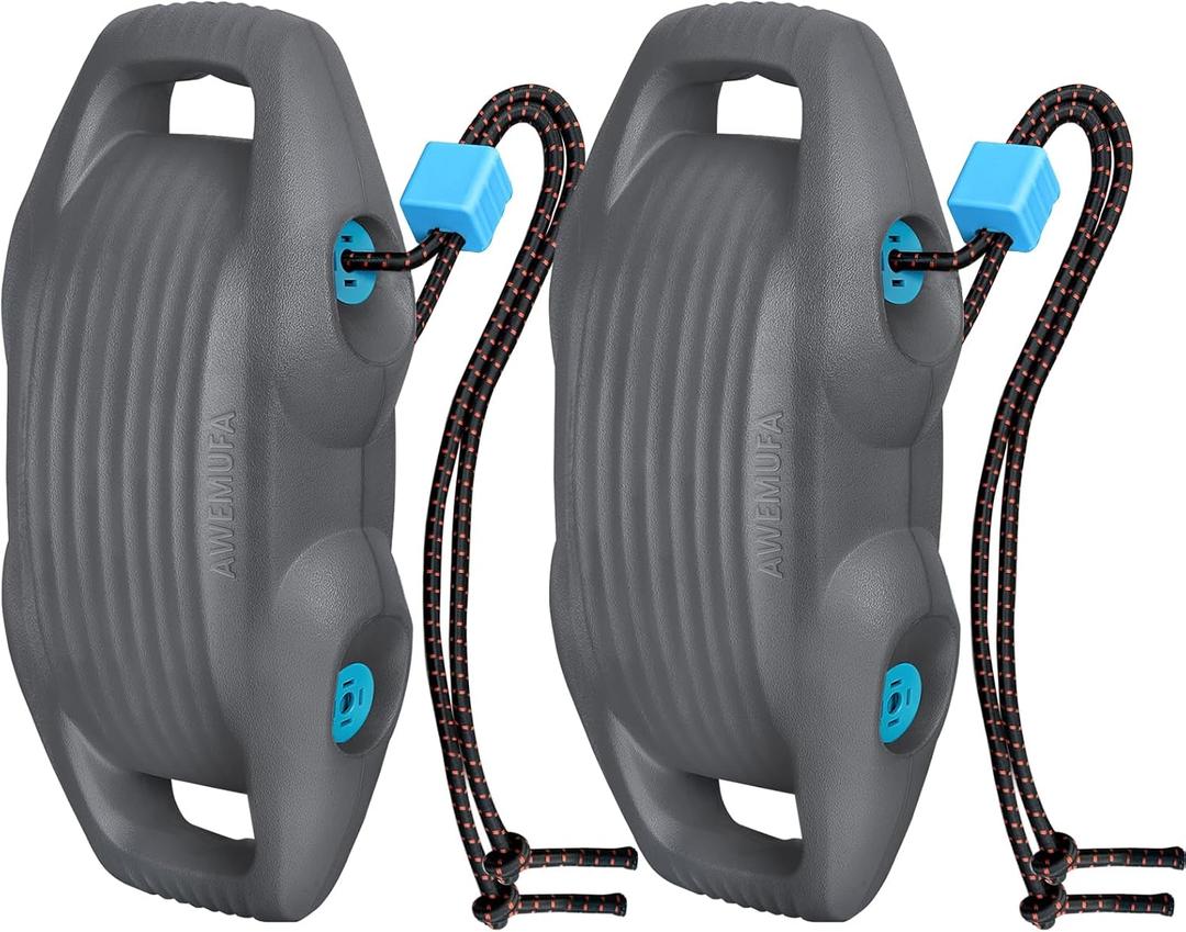 AWEMUFA Boat Fenders Easy to Install Bumper for Docking Ideal Fender for Pontoon, Bass, Jet Ski and Fishing Boats