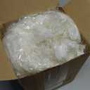 Janinka 6.5 Feet Wisteria Flower Garlands Faux Vine Flower Backdrop for Wall Arch Garden Home Wedding Decoration(Milky White,12 Packs)