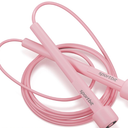 SPORTBIT Adjustable Jump Rope for Fitness and Exercise Skipping Rope for Cardio, Boxing, and Weight Loss Speed Rope perfect for Men & Women (Pink)