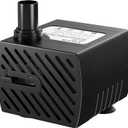 Uniclife Pet Replacement Pump 60 GPH 2W 2ft High Lift Quiet Pump for Smart Pet Fountains 12 V Compact Submersible Water Pump with 120 V Converter Adaptor for Nano Fish Tanks Bowls Up to 5 Gallons